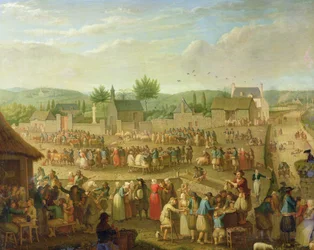 La feria en Quimper, 1810